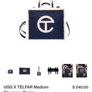 Medium Denim UGG X TELFAR SHOPPER